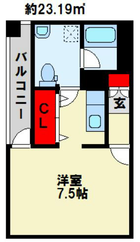 ボヌール三萩野 間取り
