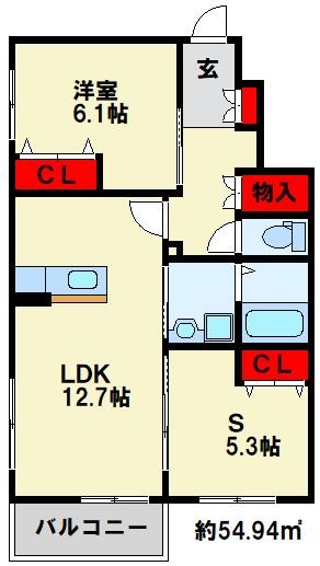 ボヌールＭ Ⅰ 間取り