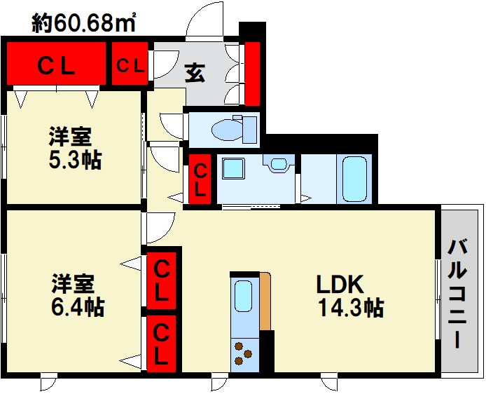 NADYA上富野 間取り