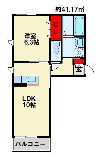 COZY COURT赤坂 間取り図