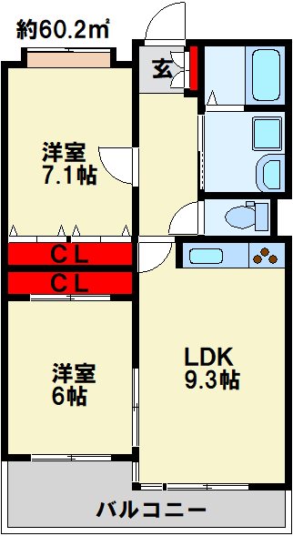 ラディア霧ヶ丘 間取り