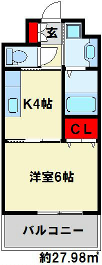 フェルト127 1507号室 間取り