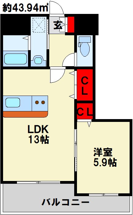 Bay Side Asano 間取り