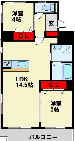 第60川崎ビル  間取り図