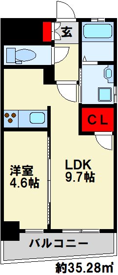 Erde三萩野 間取り