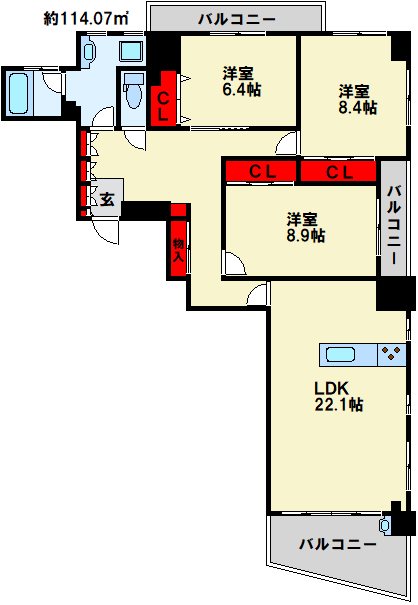 フェルト5 間取り