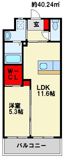 ウィングス里中 間取り図