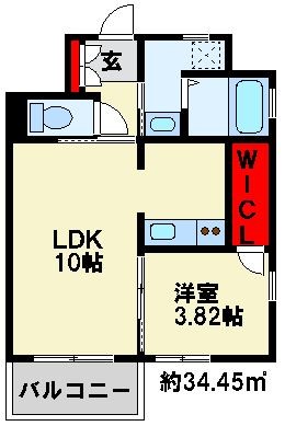 スタディ飛幡 間取り図