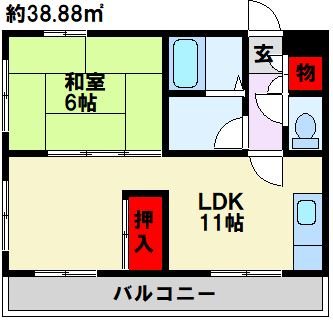 ドゥエル杉野 間取り図