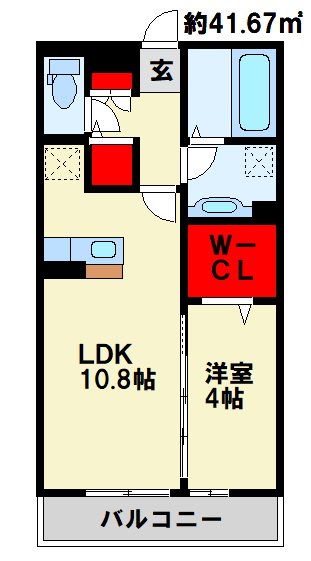 ドゥ　リヴェール 303号室 間取り