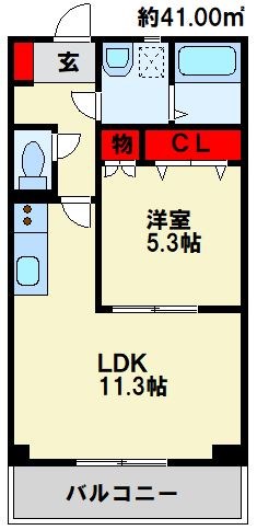 ロハスM 間取り図