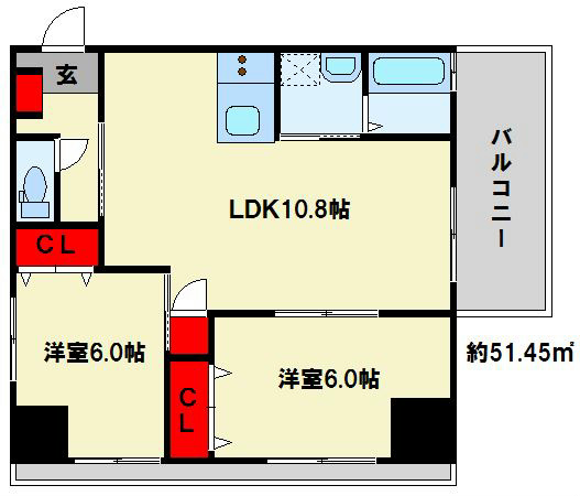T the style 403号室 間取り
