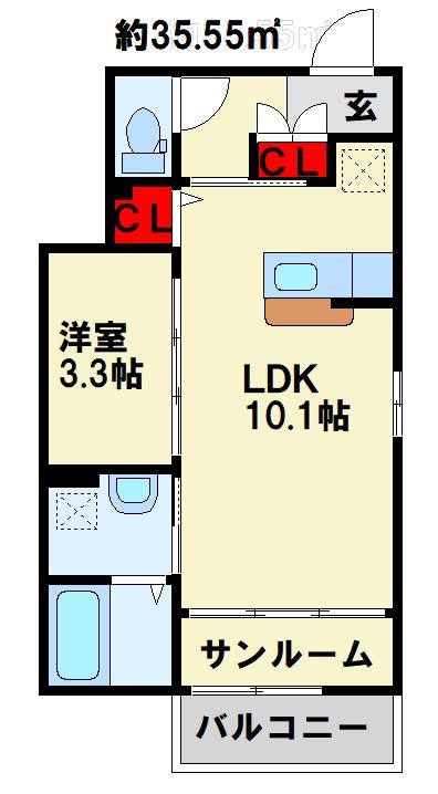 メゾンド・トゥルー 間取り