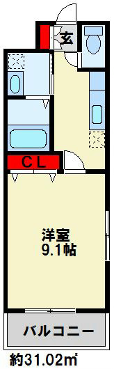 Crecia M  間取り