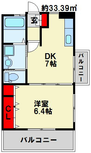 フェルト1113 間取り図