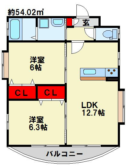 サンシャイン真鶴リバーサイド 間取り図