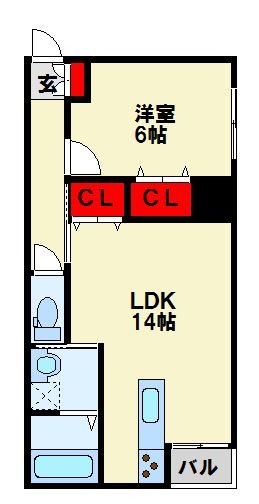 ロード黒崎  間取り