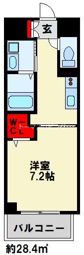 リンデンバウム京町 間取り図