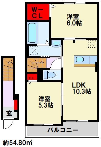 リバーサイドヴィラⅡ 間取り図