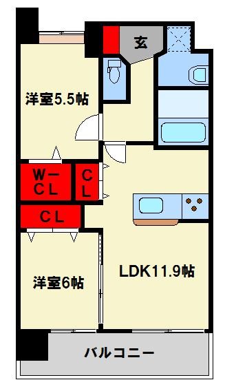 アルティザ小倉 間取り