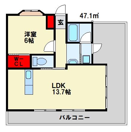 ロイヤル光貞台 間取り図