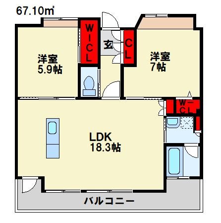 ロイヤル光貞台 間取り図