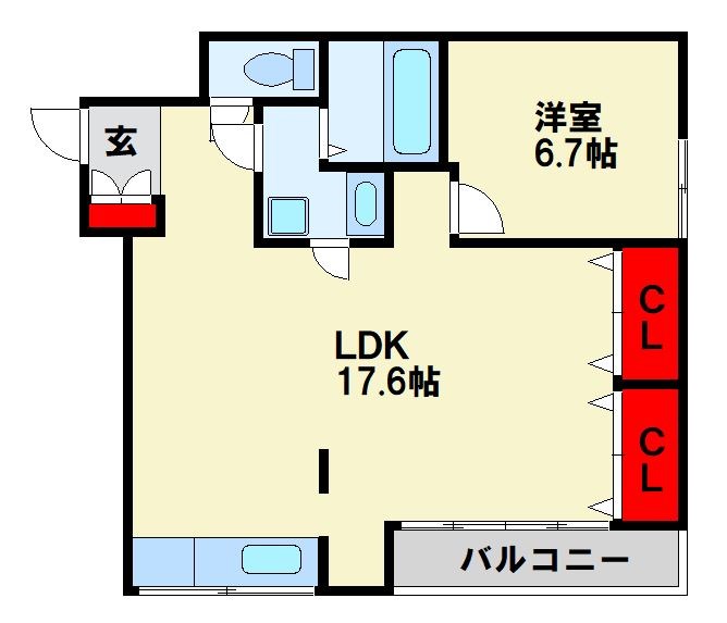 ロード黒崎  間取り