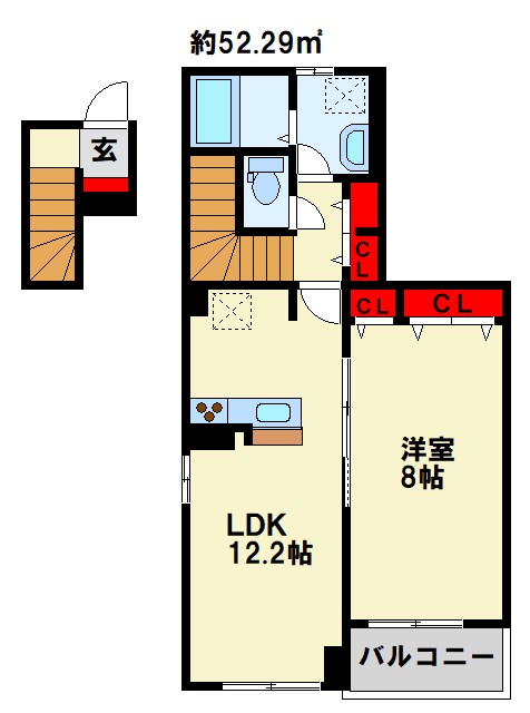 ヴィラルーチェ 　A棟 間取り
