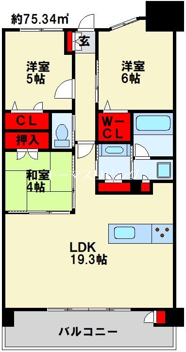 ライブスクエア大手町 208号室 間取り