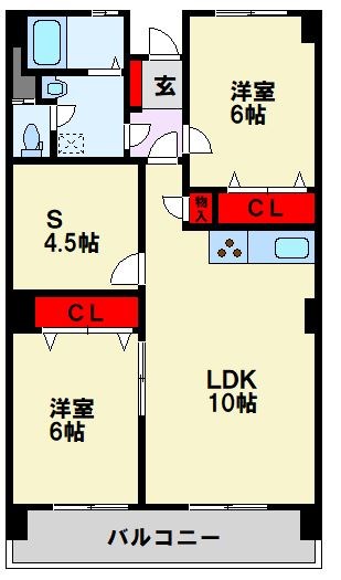 第22プリンスマンション 間取り