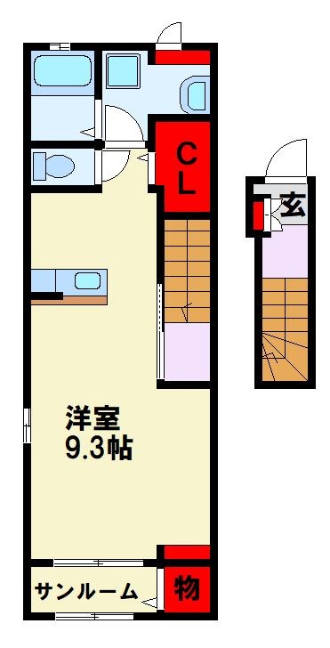 ルタン・ラシック　suwa 205号室 間取り