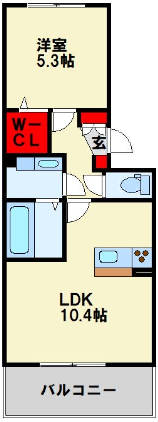 Central Park三ヶ森 間取り