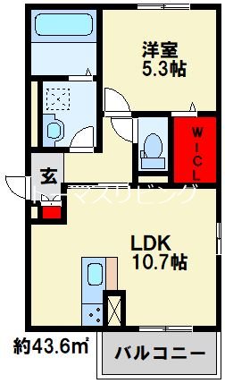 ルーブル下富野 間取り