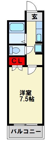 エルザサンリバー戸畑 間取り