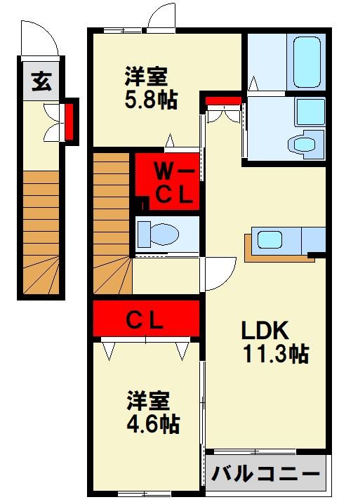 ヴェルジュ菅原 間取り