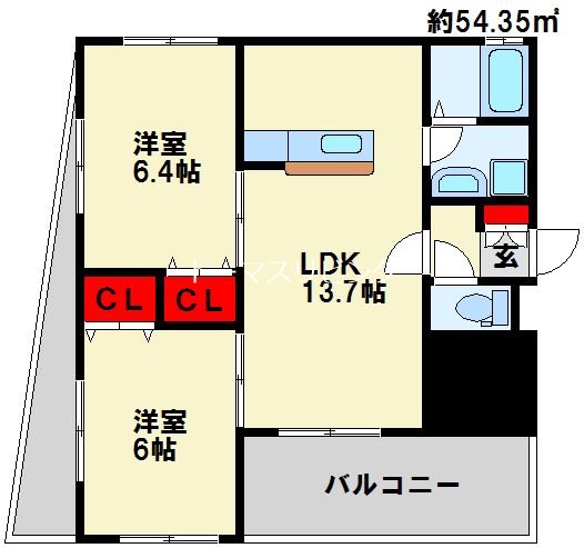 WIN小倉 間取り