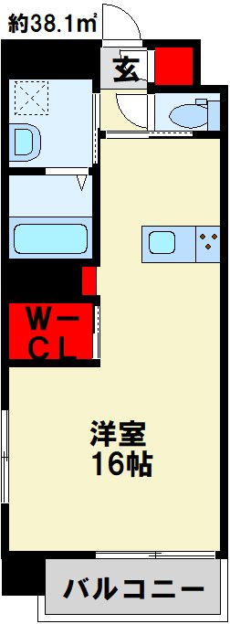 ウイングス戸畑 間取り図