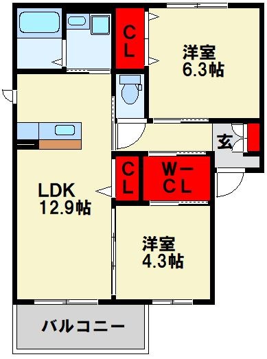 カルテット尾倉 間取り
