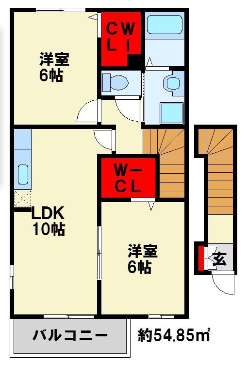 ソレイユ元町 B棟  間取り