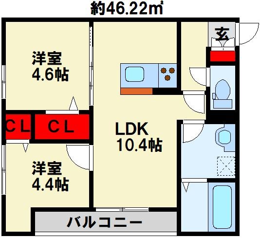 ザ・レジデンスBonjono East 間取り