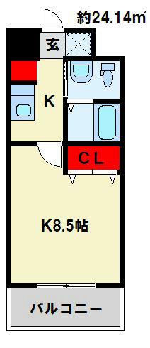 No.65クロッシングタワー 間取り
