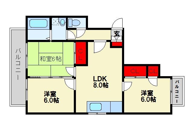 ティアラ 間取り図