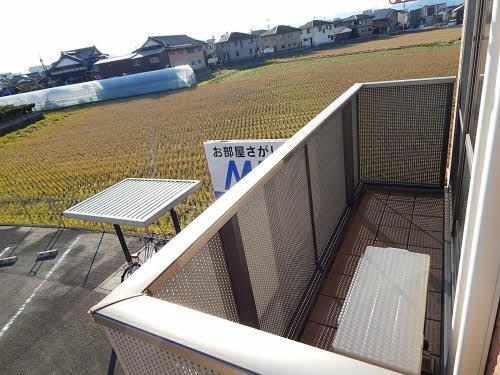 メゾン　エクレールB棟 ベランダ