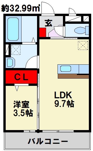 ニュー上の原 間取り図