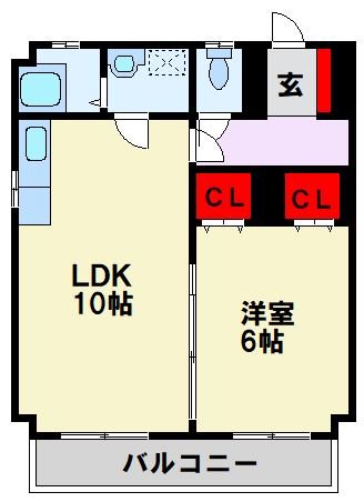 ブルーハイツ岸の浦 間取り