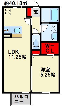 リシェスジュン A棟 間取り図