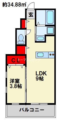 ユアメゾン社ノ木 間取り