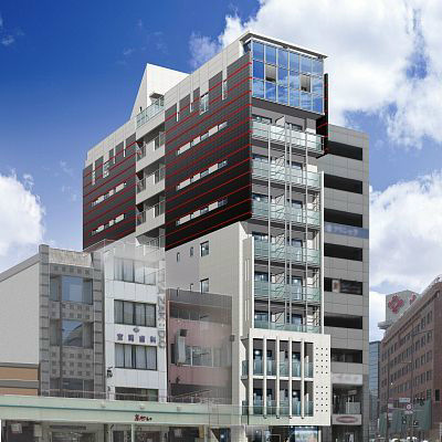 おしゃれな外観。