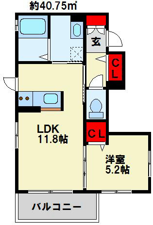 シャーメゾン藤崎 間取り