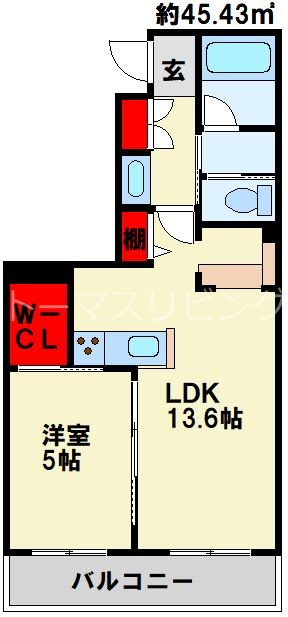 シャーメゾン・ネバーランドⅡ 間取り